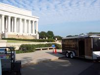 East Coast Powerwashing washes the Lincoln Memorial